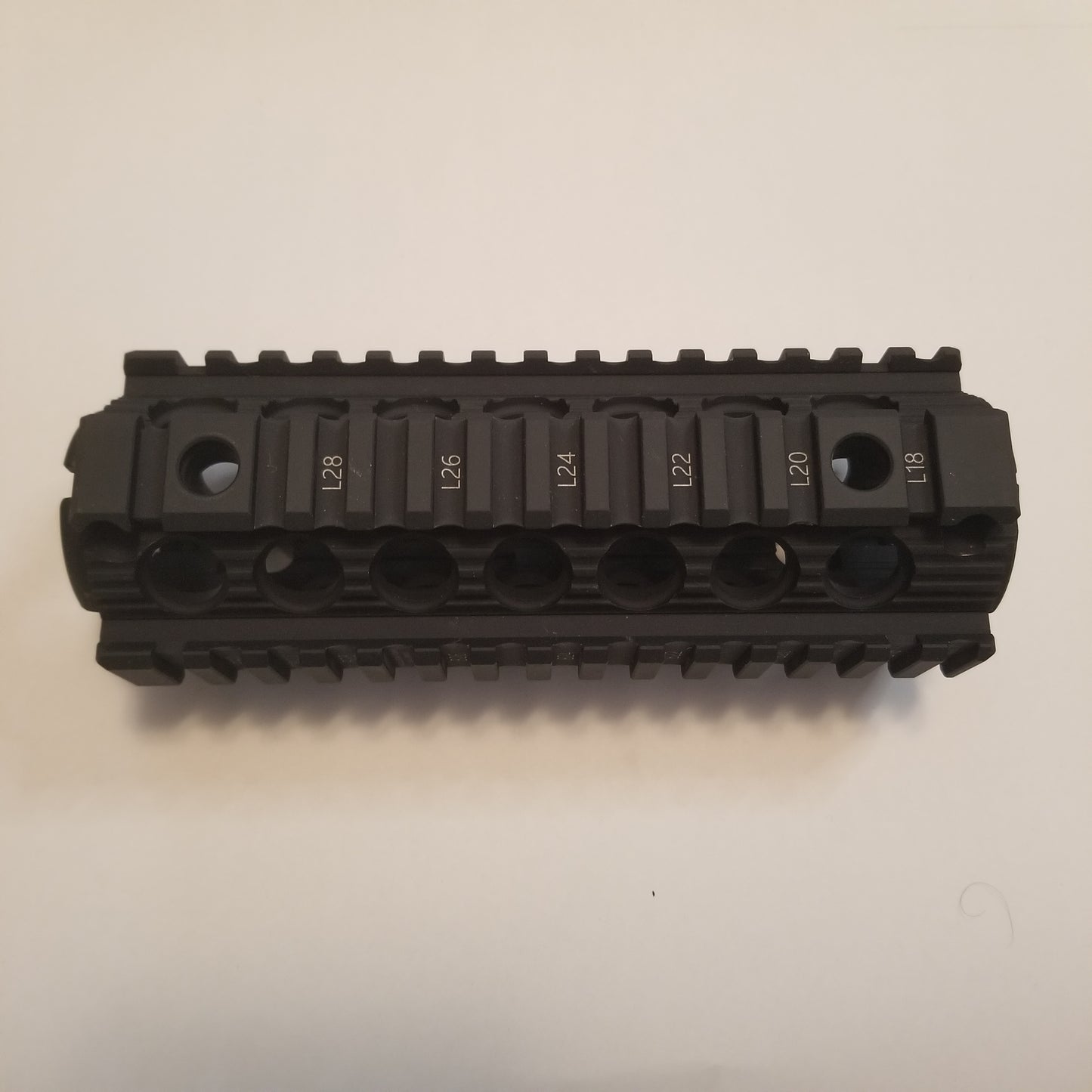 Troy Industries 7" Drop-in Modular Rail - Carbine Length, Black (Open Box)
